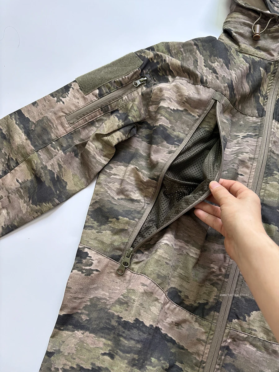Atix Chaqueta táctica cortavientos Tiger Spot camuflaje secado rápido - imagen 4