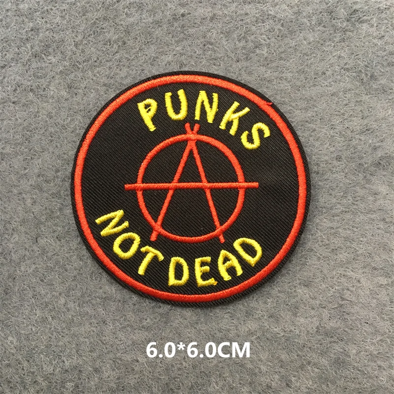 Parche termo adhesivo Punk calavera para ropa táctica - imagen 2