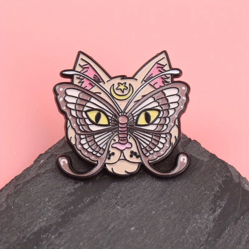 Pin Luna Mewtamorphosis gato celestial alas mariposa y estrellas - imagen 2