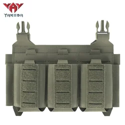 Panel frontal táctico triple elástico mate antiinfrarrojos