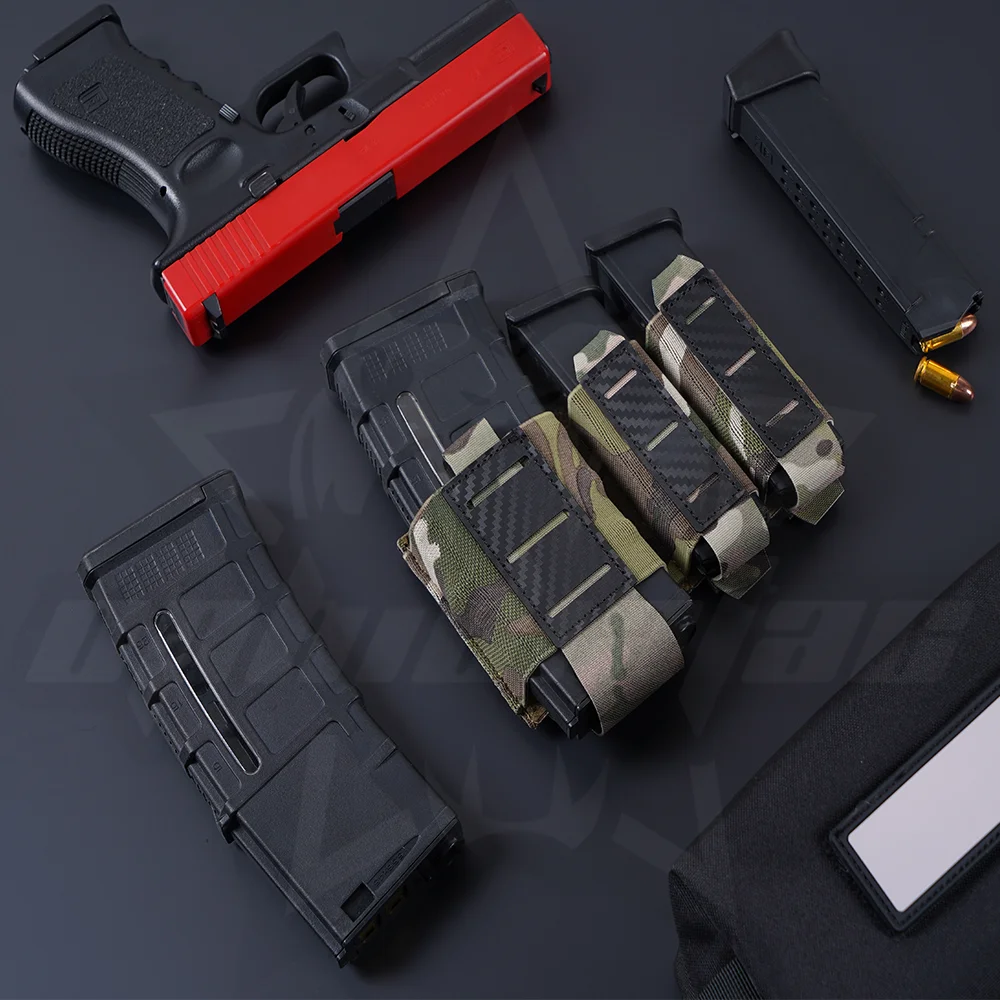 OphidianTac bolsa portacargadores doble elástica con placa PP carbono - imagen 5