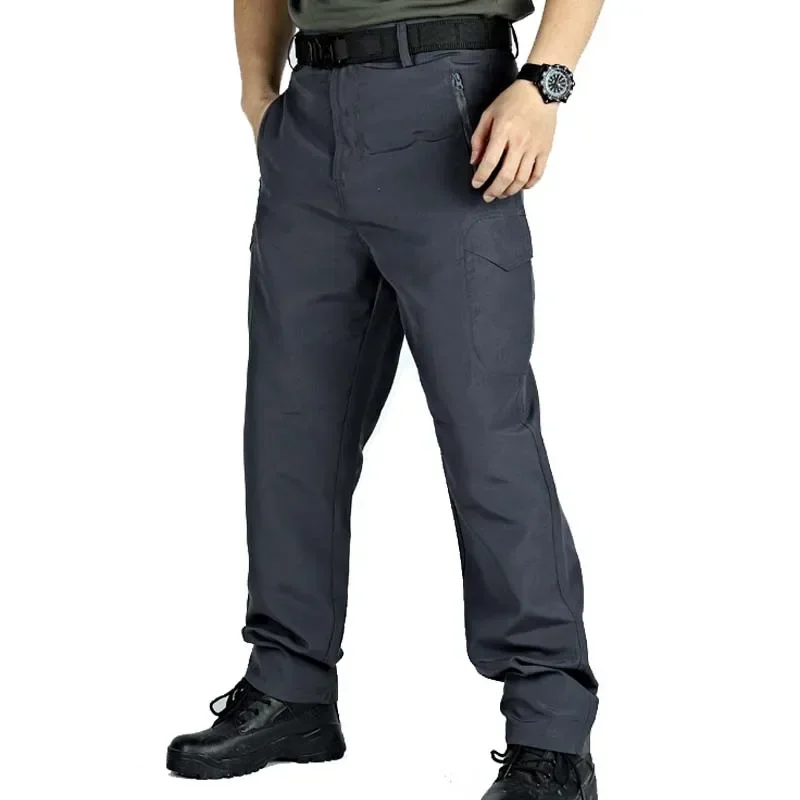 Pantalones cargo tácticos verano impermeables secado rápido hombre - imagen 3