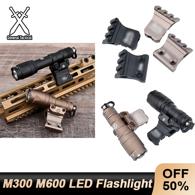 Riel lateral M-LOK para luz táctica SureFire AR15 - imagen 4