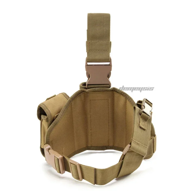 Pistolera táctica MOLLE ajustable para muslo de pierna - imagen 2