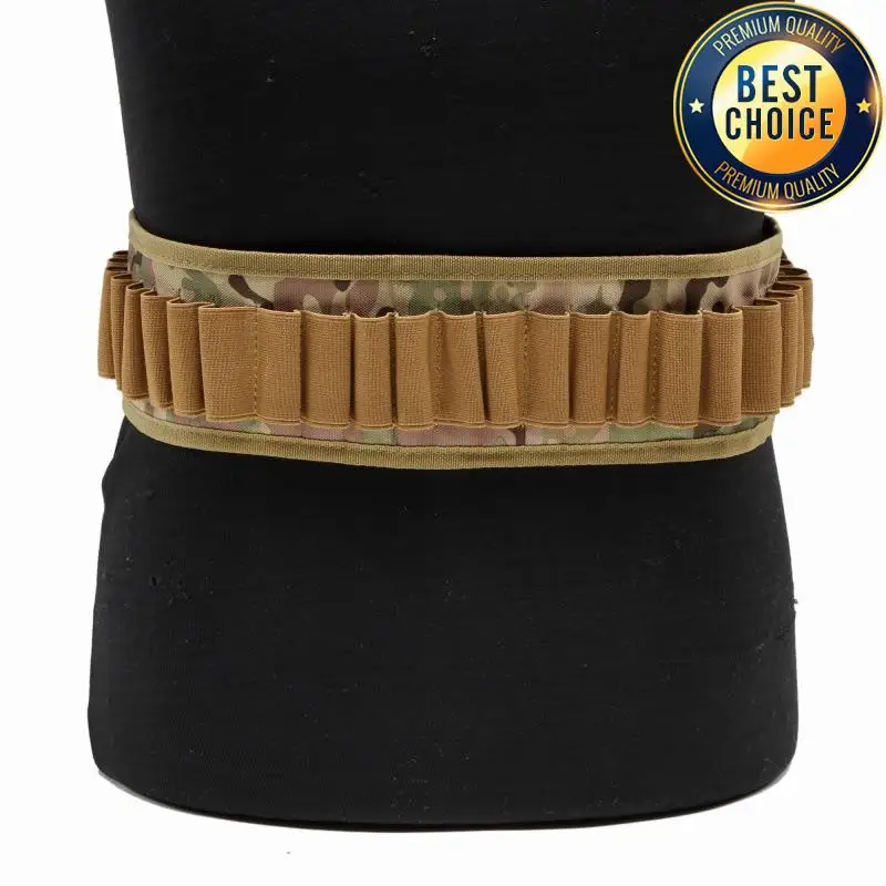 Cinturón táctico MOLLE cartuchos escopeta camuflaje - imagen 4