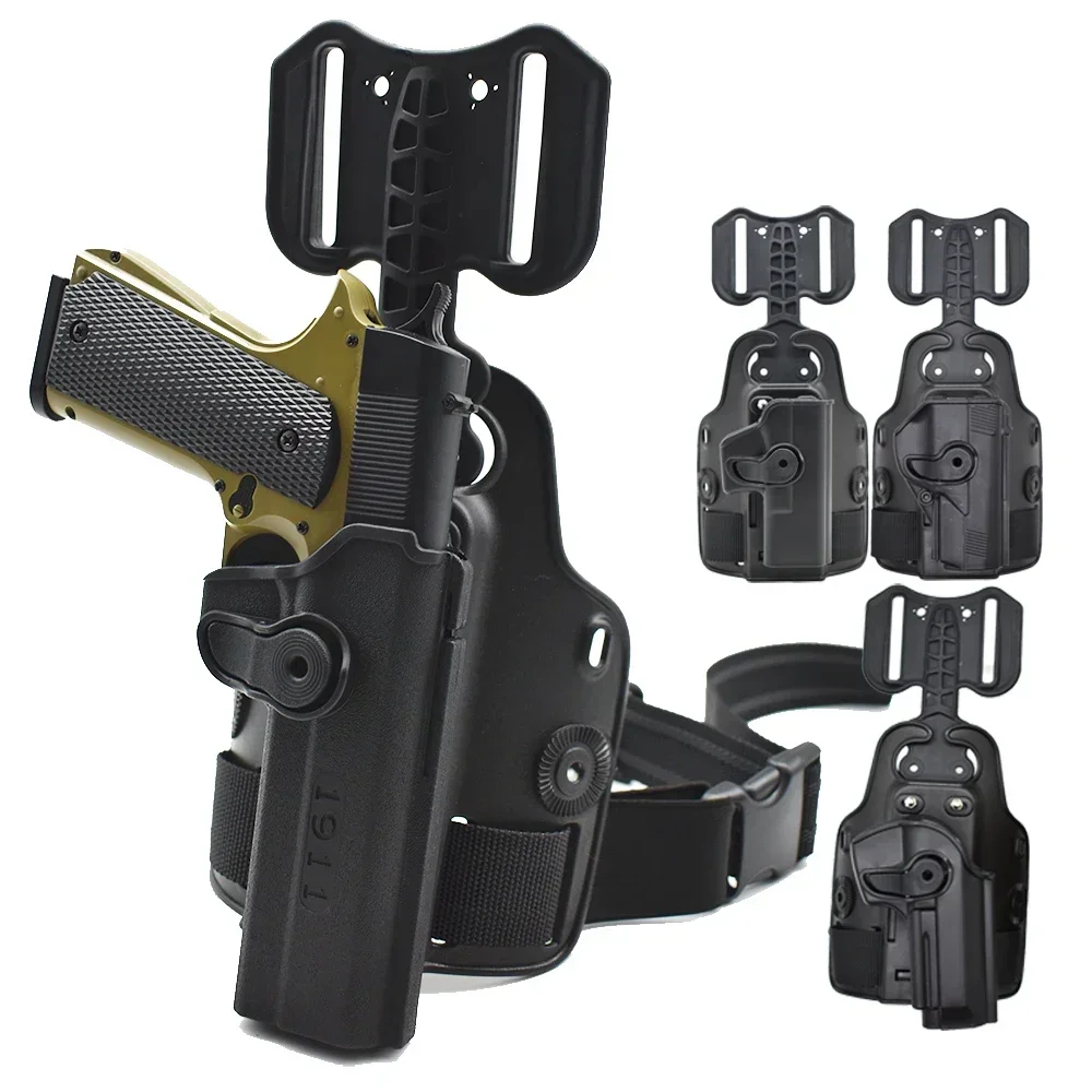 Funda táctica de pistola en pierna MOLLE al aire libre - imagen 4