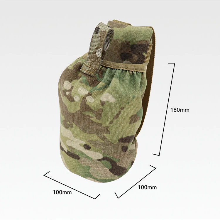 Sunsnow Botella de agua táctica expandible con bolsillo para MOLLE - imagen 5