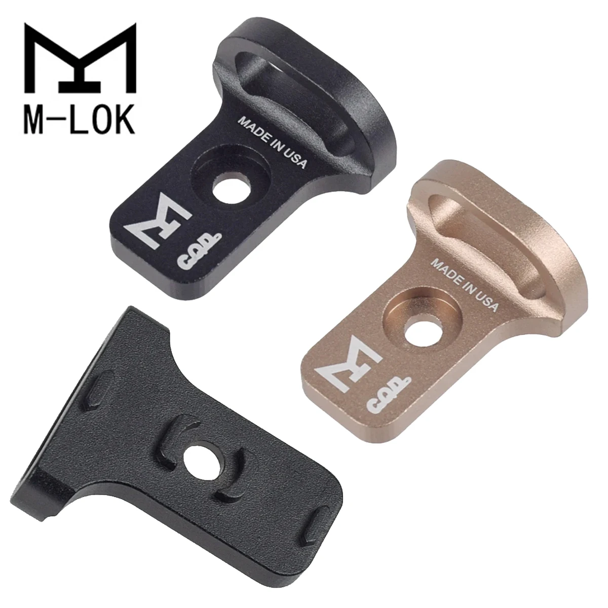 Adaptador QD M-LOK CNC CQB Hebilla Correa Hombro Aluminio - imagen 2