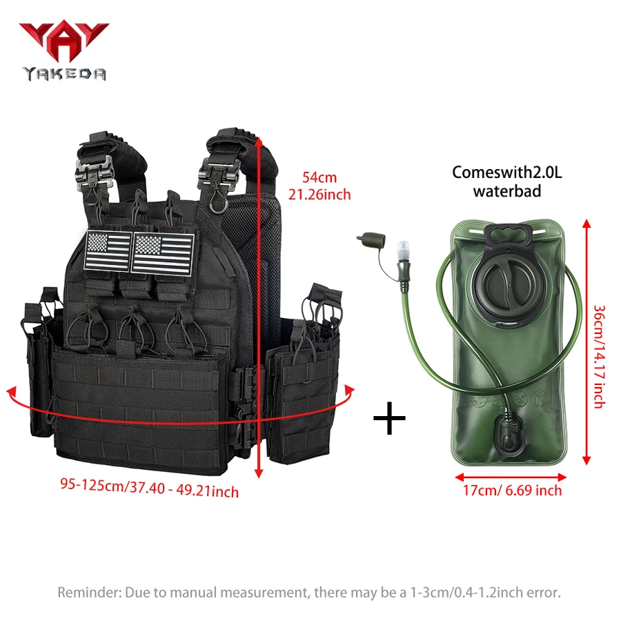 Chaleco táctico multiusos nylon ripstop para exteriores y camping