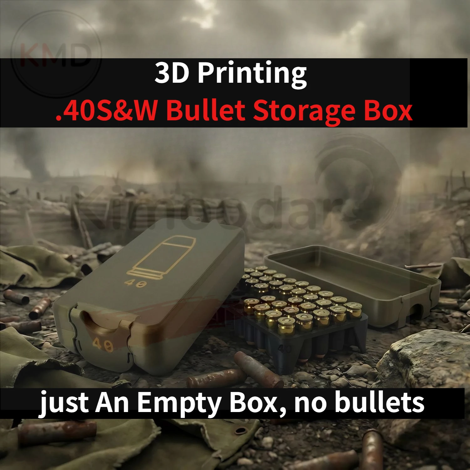 Caja Munición .40 S&W Impresión 3D – Escritorio para Entusiastas - imagen 4