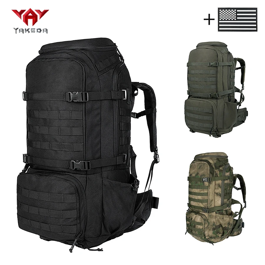 YAKEDA mochila táctica con soporte reforzado y malla transpirable - imagen 5