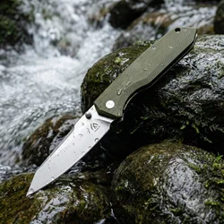 Cuchillo plegable táctico para exteriores, emergencia camping