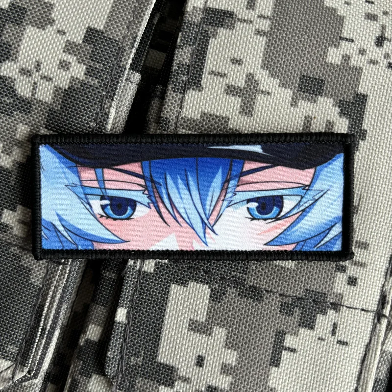 Parche Akame ga Kill Esdeath - ojos anime, gancho/bucle para mochila - imagen 5