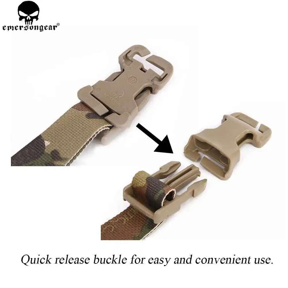 EMERSONGEAR Kit aparejo pecho MOLLE multicam para chaleco - imagen 2