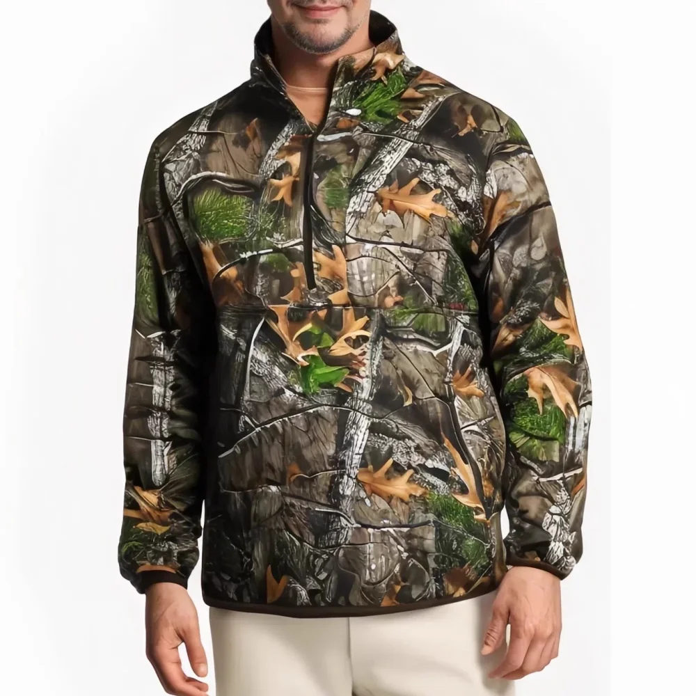 Keeep Sudadera térmica camuflaje para caza y pesca - ligera y cálida - imagen 2