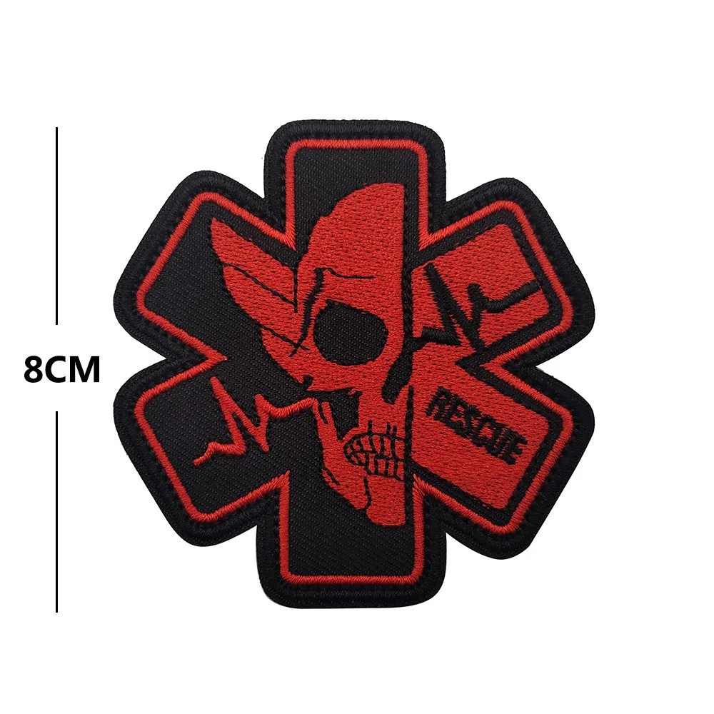Para Medic Fitness parche táctico de velcro para casco - imagen 3