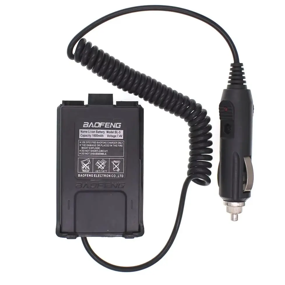 Baofeng UV-5R eliminador para cargador de coche - imagen 2