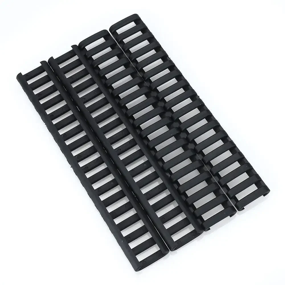 Escalera de riel cubierta goma suave protector panel plástico caza