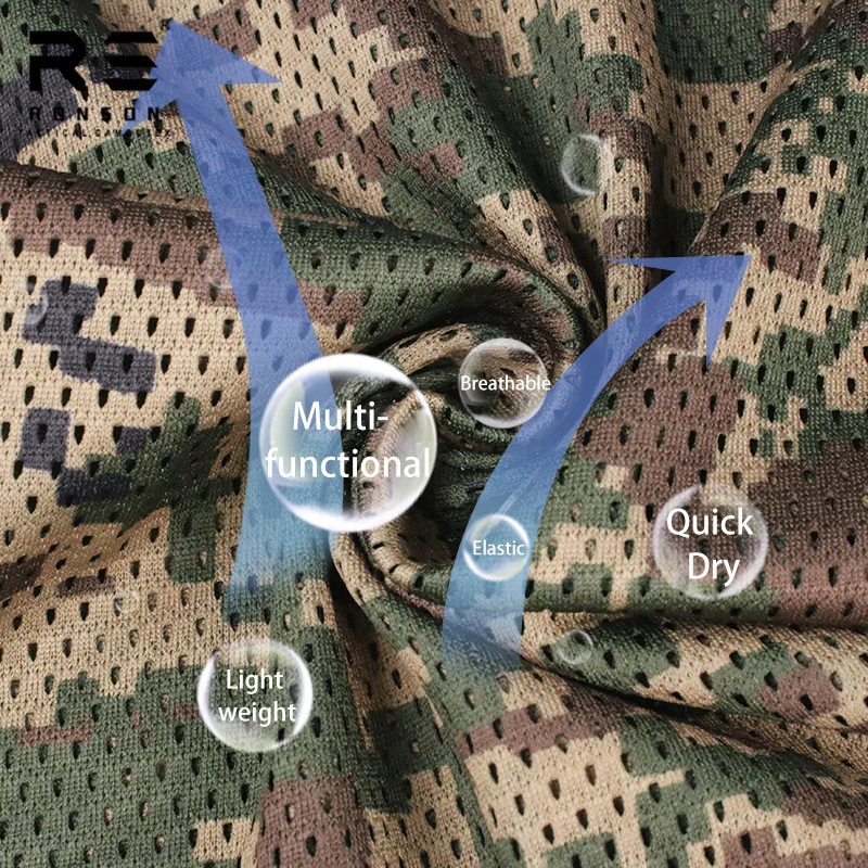 Pañuelo cubrecara camuflaje digital malayo Komando de malla - imagen 3