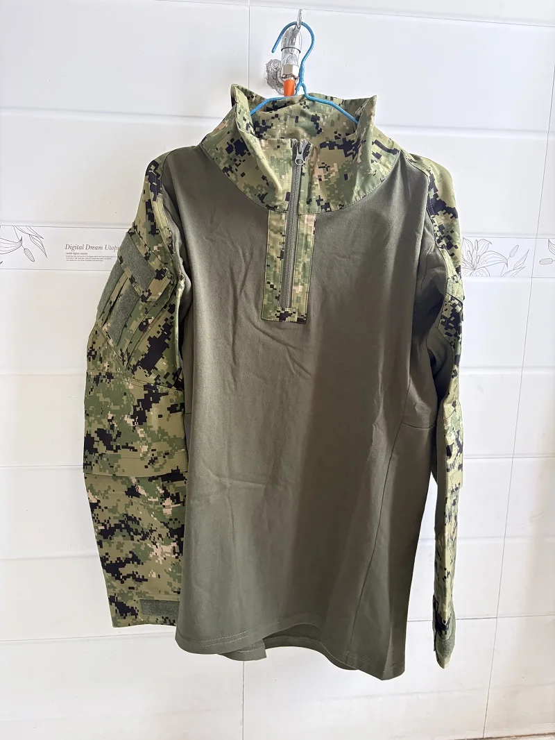 Camiseta táctica G3 AOR2 de nailon y algodón absorbente, transpirable