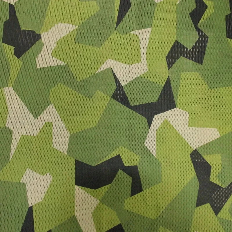 Tela camuflaje M90 malla ligera sueca geométrica para coser - imagen 3