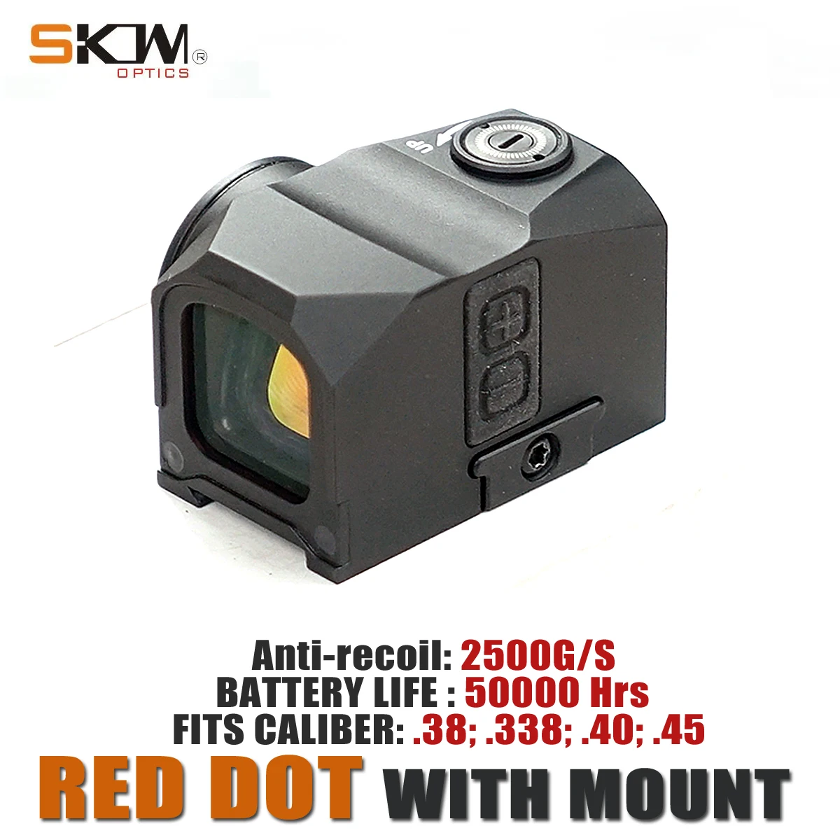 AK Sight visor de punto rojo 3 MOA 1x15x15 con montaje para AR - imagen 3