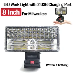 Milwaukee lámpara de trabajo LED inalámbrica portátil para taller