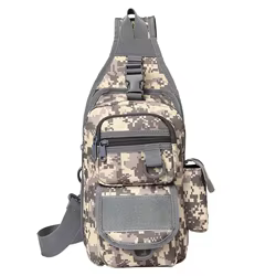 Bolsa táctica pecho camuflaje impermeable Oxford