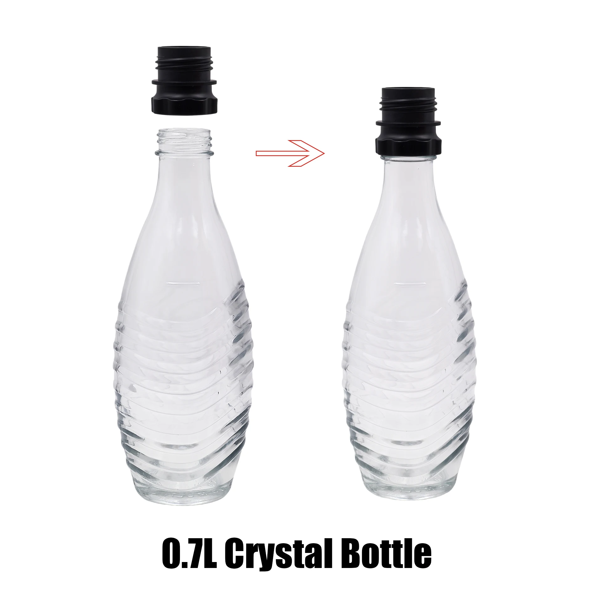 SodaStream Terra, DUO y ART: adaptador de botella de vidrio