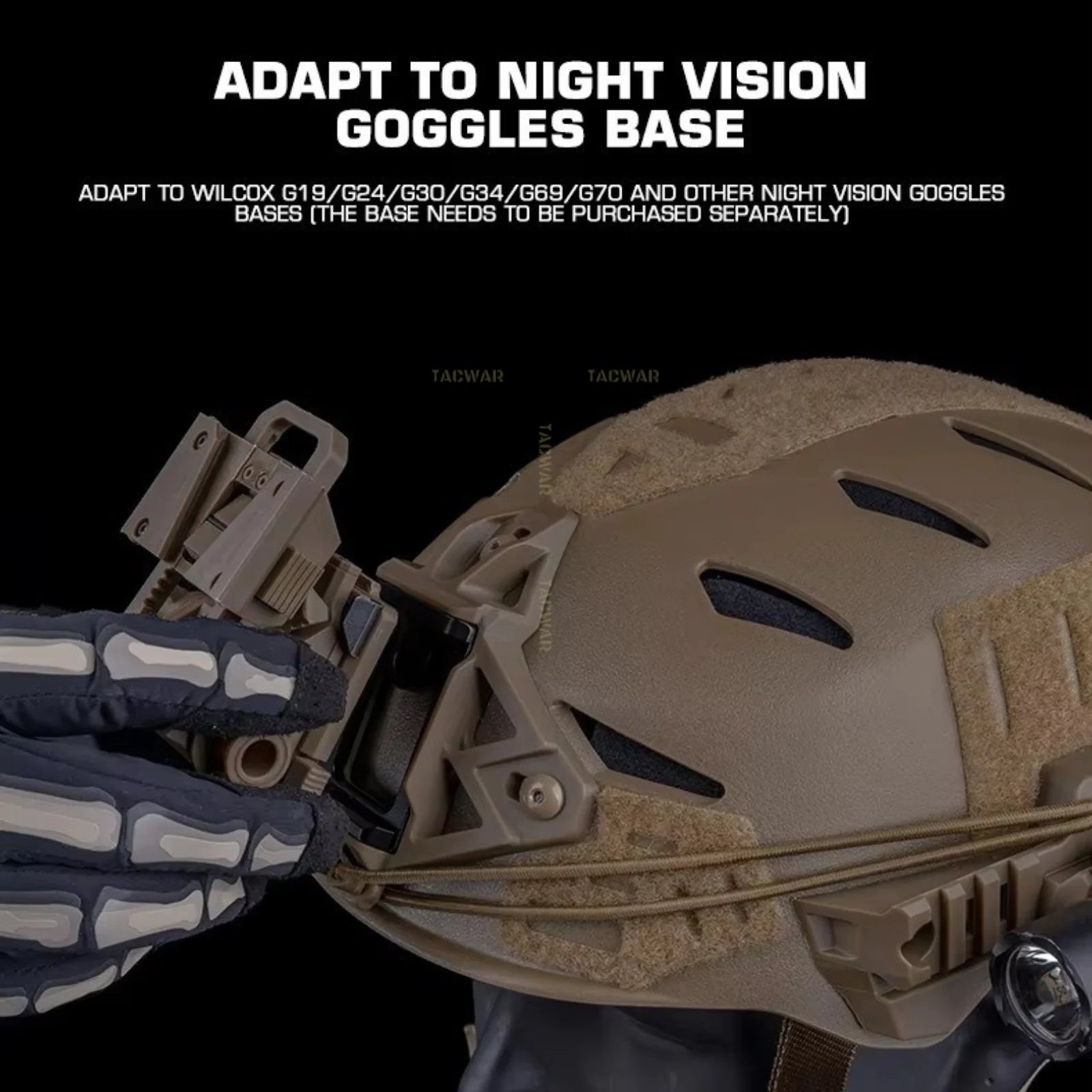 Team Wendy 3.0 casco táctico Airsoft con acolchado interior - imagen 5
