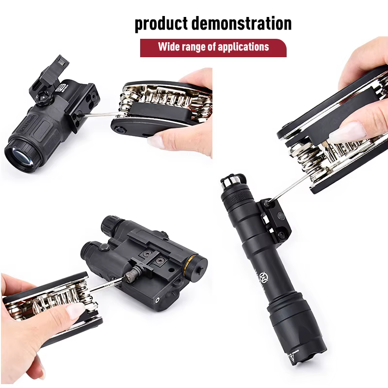 Llave táctica hexagonal multifuncional para accesorios - imagen 3