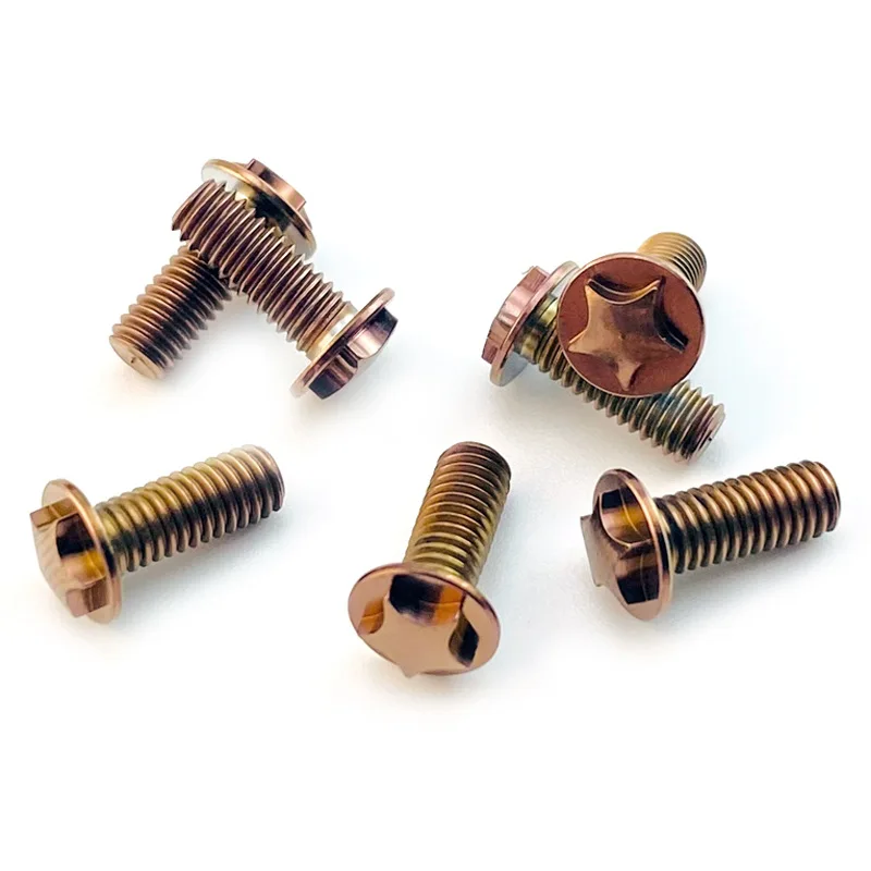 Tornillos de titanio CNC para fijación y remaches de tirachinas - imagen 2