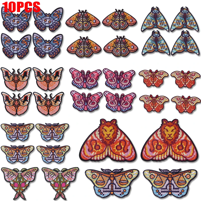 Parche termoadhesivo bordado mariposa – para coser o planchar - imagen 5