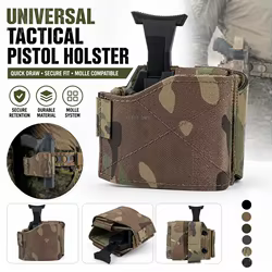 Funda táctica universal para pistola MOLLE de extracción rápida