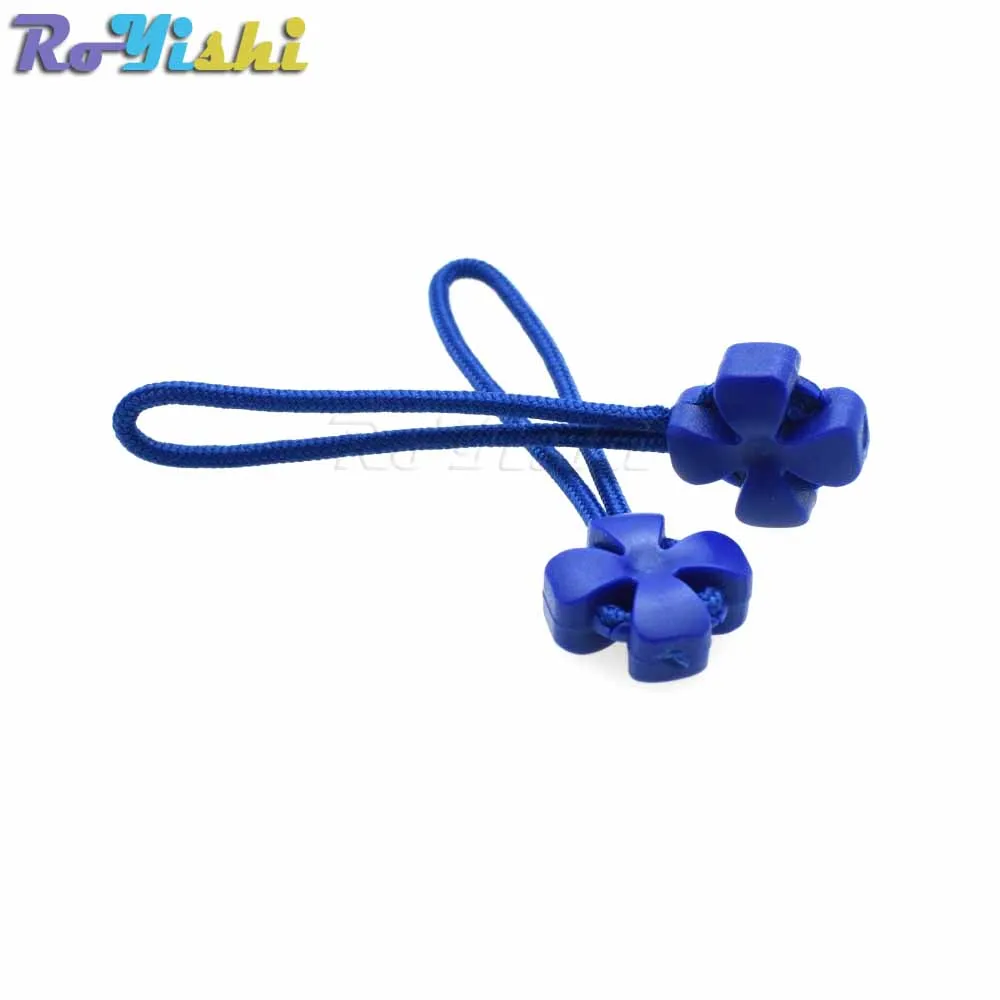Tiradores de cremallera cordón multicolor y correa Lariat negra - imagen 3