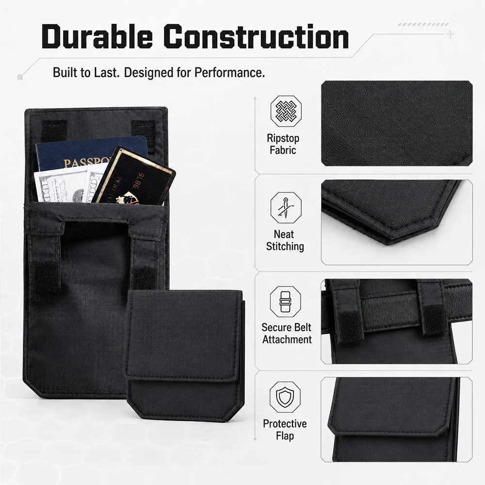 Billetera Táctica EDC Impermeable Oculta Multifuncional - imagen 4