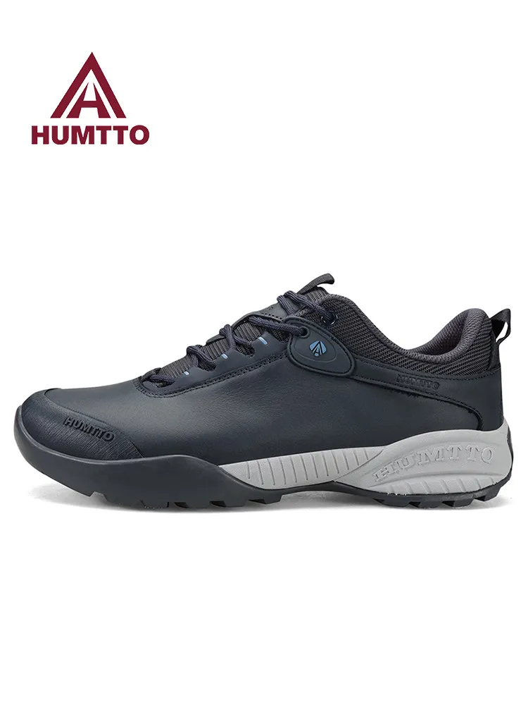 HUMTTO Zapatillas de senderismo para hombre de cuero vacuno - imagen 2