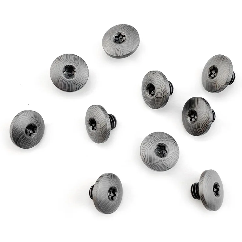 Accesorios para cuchillo de acero Damasco: herrajes mango Torx - imagen 4