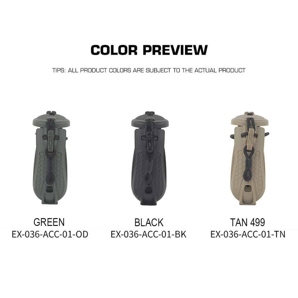 Funda granadas M433 con liberación rápida para airsoft y caza - imagen 3