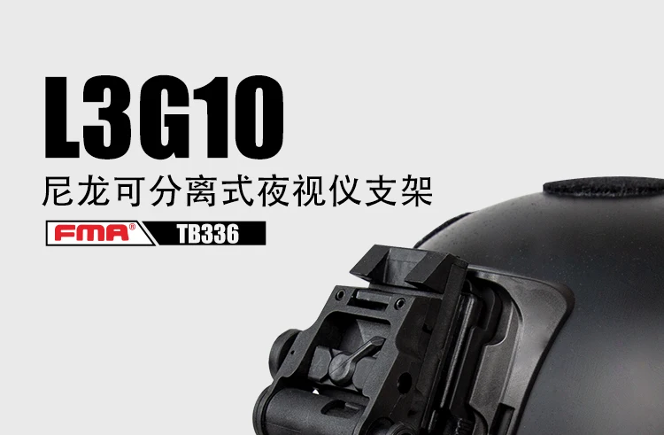 Soporte FMA L3G10 de nylon desmontable para visión nocturna en uso