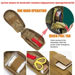 Bolsa médica táctica Molle EDC IFAK –kit emergencia
