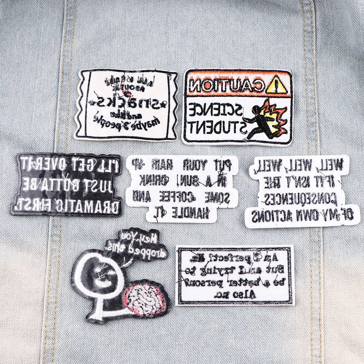 Parche termoadhesivo divertido para ropa – Bordado DIY - imagen 4