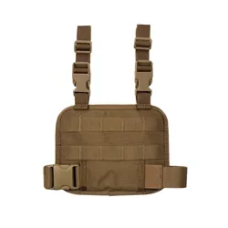 Plataforma MOLLE táctica pierna caída nailon para airsoft