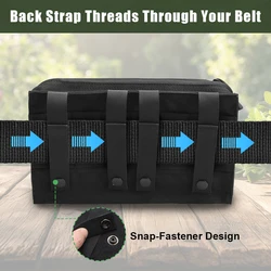 Bolsa táctica MOLLE universal para cargadores de pistola y herramientas