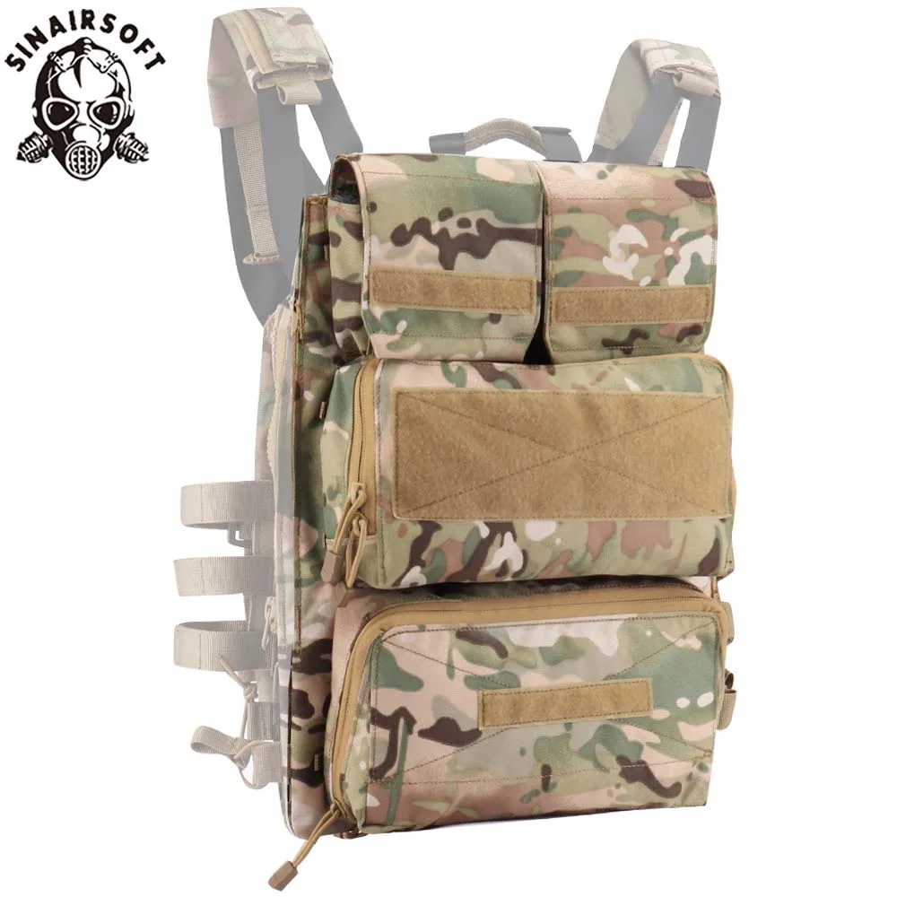 Bolsa táctica SINAIRSOFT porta revistas MOLLE – Chaleco JPC CPC AVS expandible - imagen 2