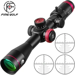 FIRE WOLF QZ Visor de rifle FFP primera focal táctica caza