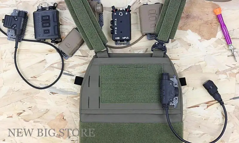 Soporte táctico radio PTT con placa fija y adaptador Tegris - imagen 5