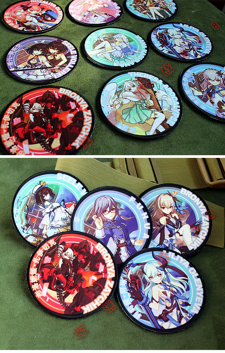 Parche anime Fu Hua backside