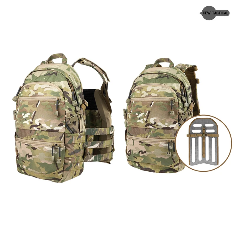 Mochila táctica PEW Tactical CP Style AVS MOLLE multiusos caza - imagen 2
