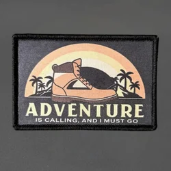 Parche táctico Adventure Explorer con velcro para mochila y ropa